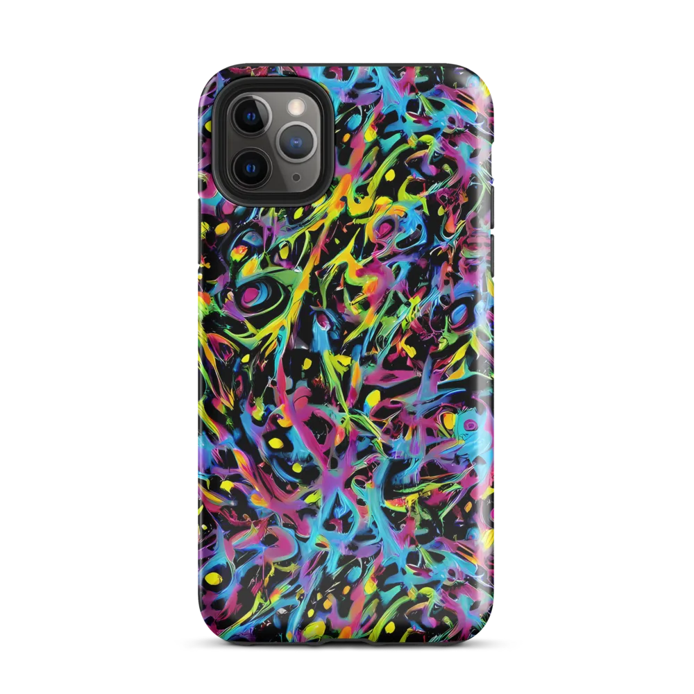 Pixel Inferno on Tough Case for iPhone® — Front