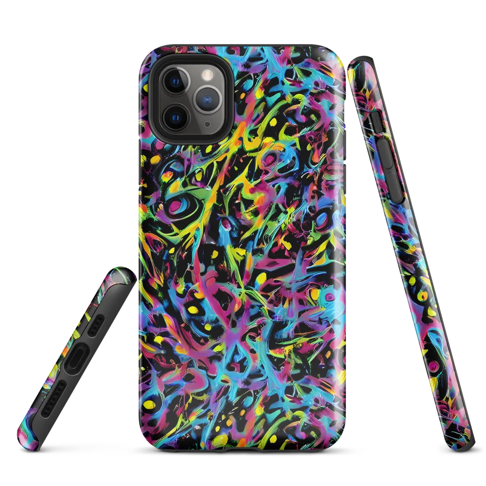 Pixel Inferno on Tough Case for iPhone® — Front