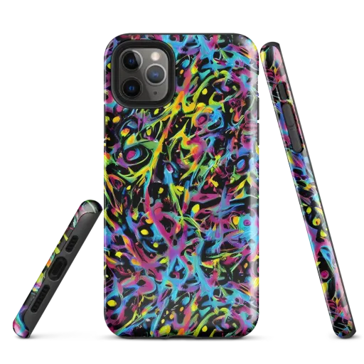 Pixel Inferno on a Tough Case for iPhone®