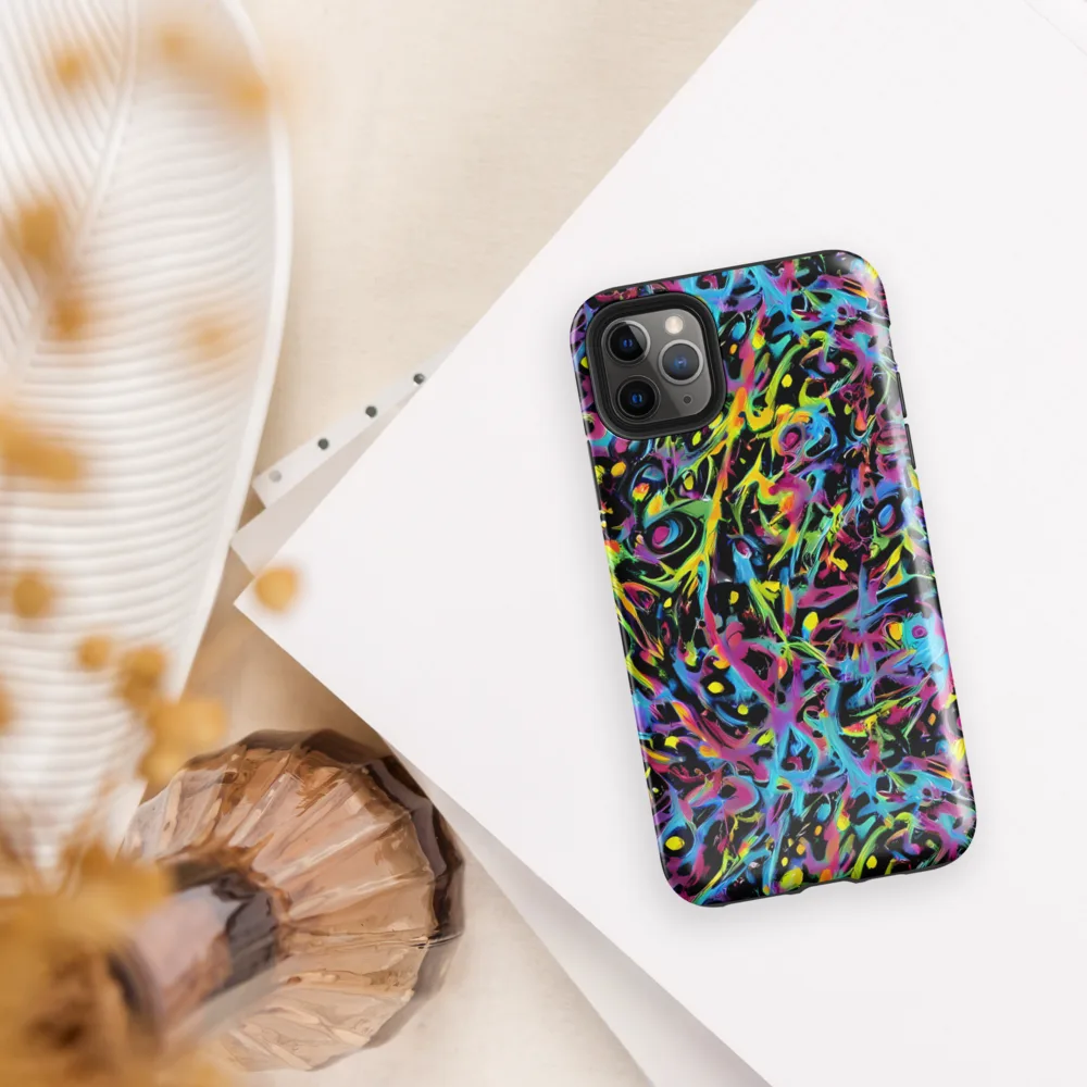 Pixel Inferno on Tough Case for iPhone® — Front