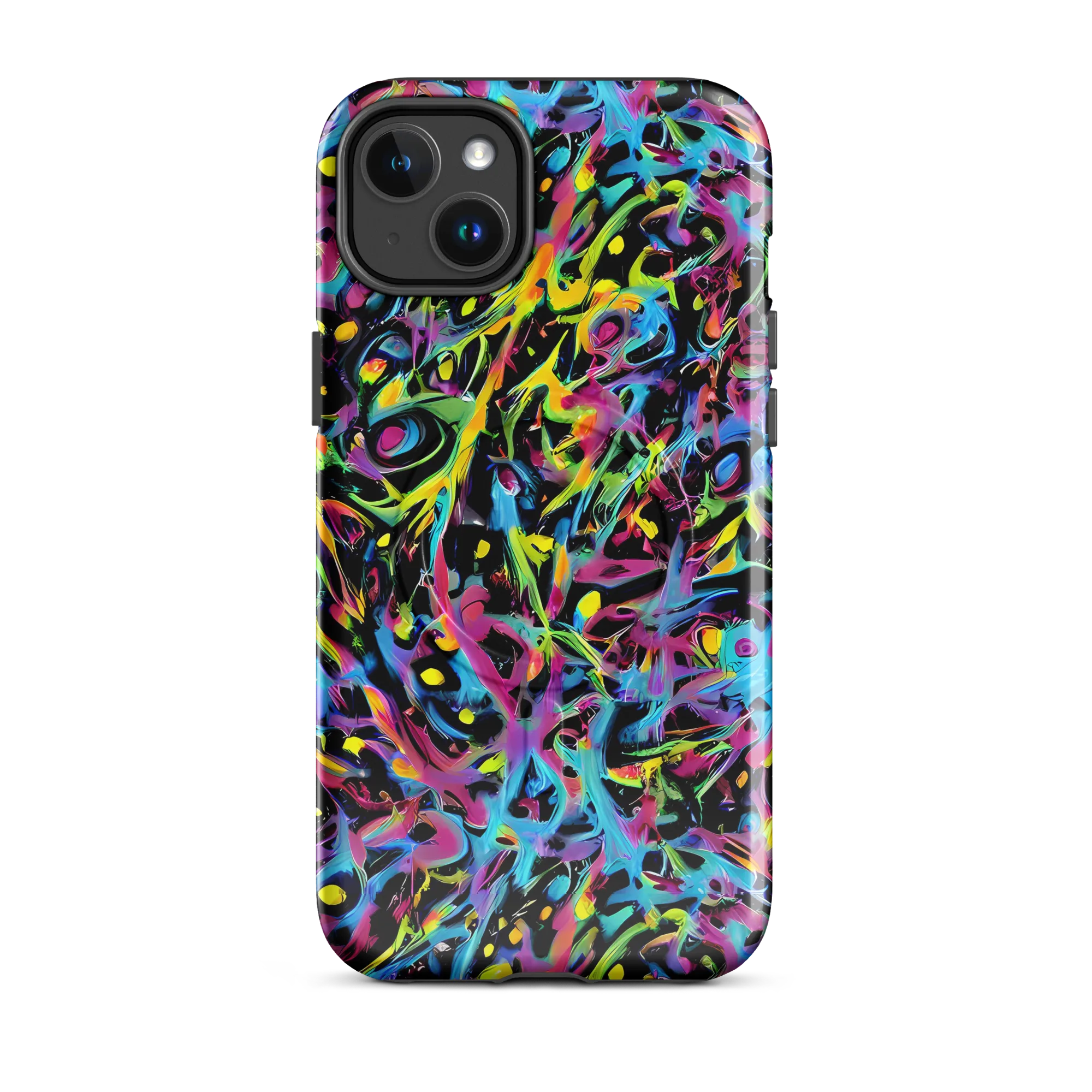 Pixel Inferno on MagSafe Tough Case for iPhone® — Front
