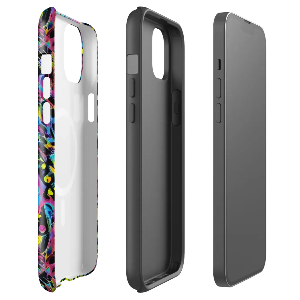 Pixel Inferno on MagSafe Tough Case for iPhone® — Front