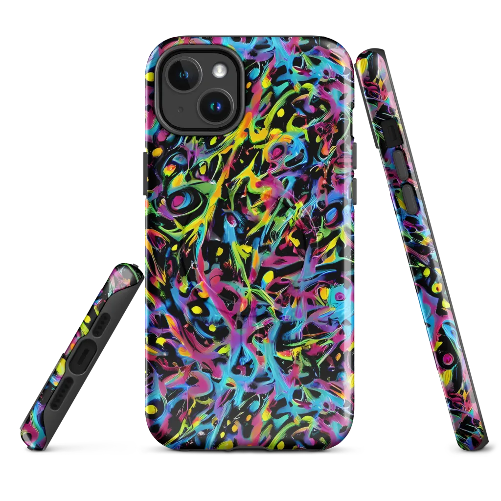 Pixel Inferno on MagSafe Tough Case for iPhone® — Front