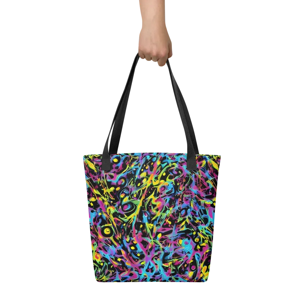Pixel Inferno on Tote Bag — Front