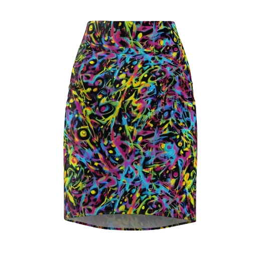 Pixel Inferno on a Pencil Skirt