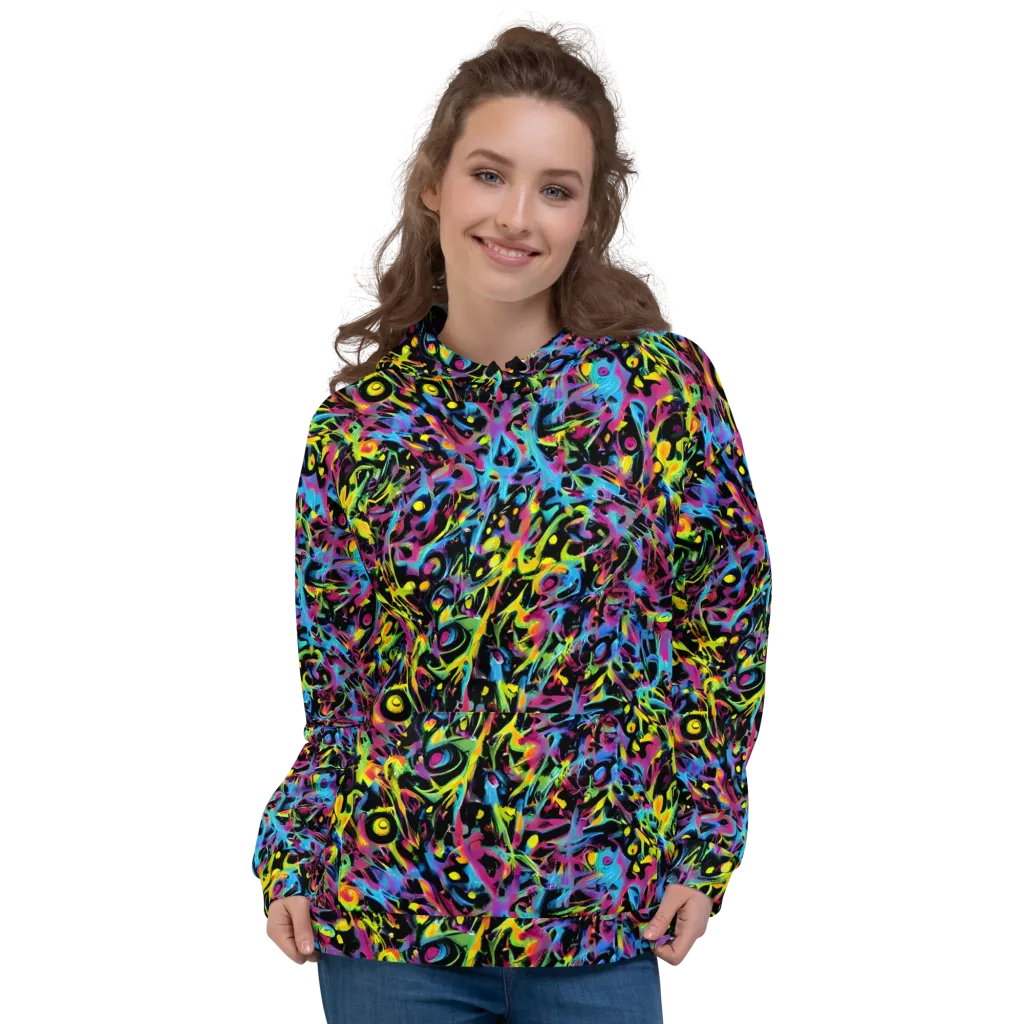 Pixel Inferno on Hoodie — Front