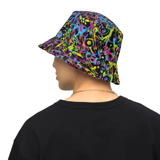 Pixel Inferno on a Reversible Bucket Hat