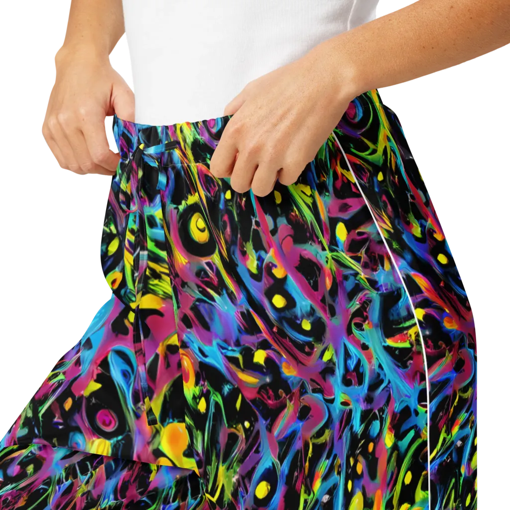 Pixel Inferno on Women's Pajama Pants — Product details