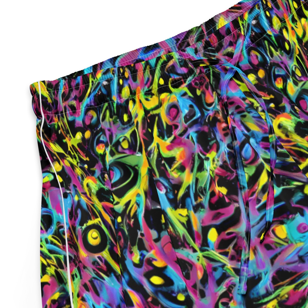 Pixel Inferno on Women's Pajama Shorts — Product details
