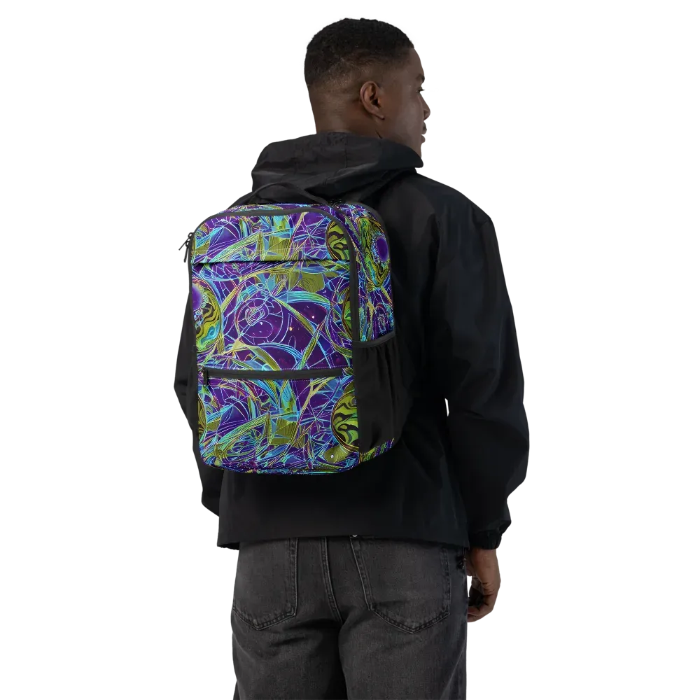 Hyperviolet on Utility Backpack — Back