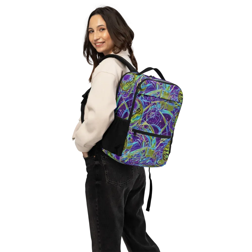 Hyperviolet on Utility Backpack — Back