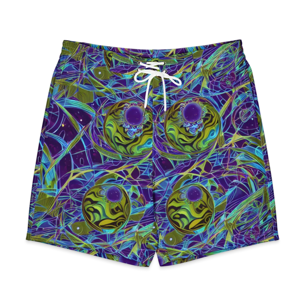 Hyperviolet on Men's Board Shorts — Front