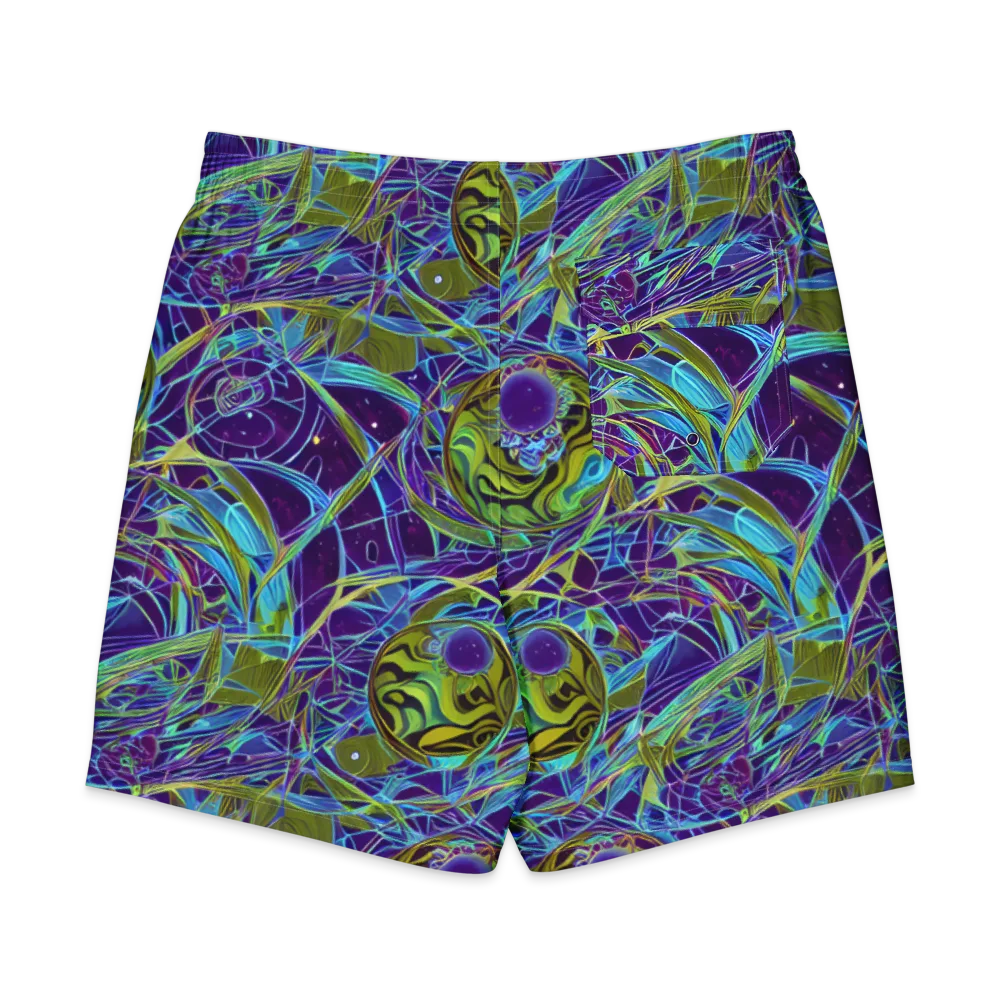 Hyperviolet on Men's Board Shorts — Back