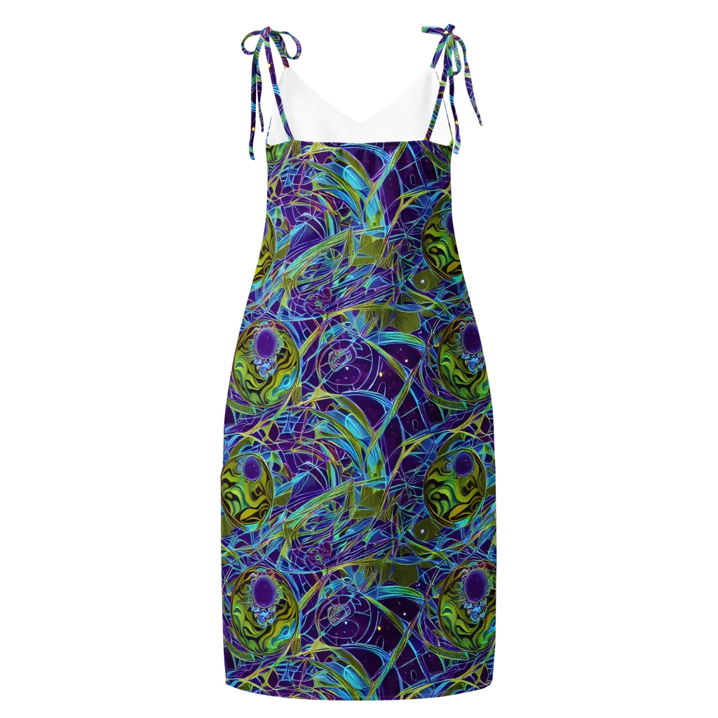 Hyperviolet on Slip Dress — Back