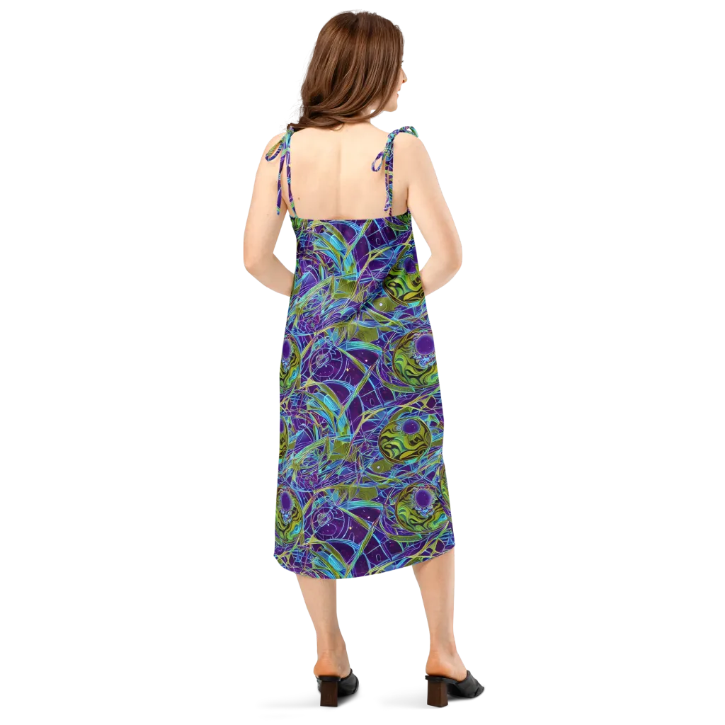 Hyperviolet on Slip Dress — Back