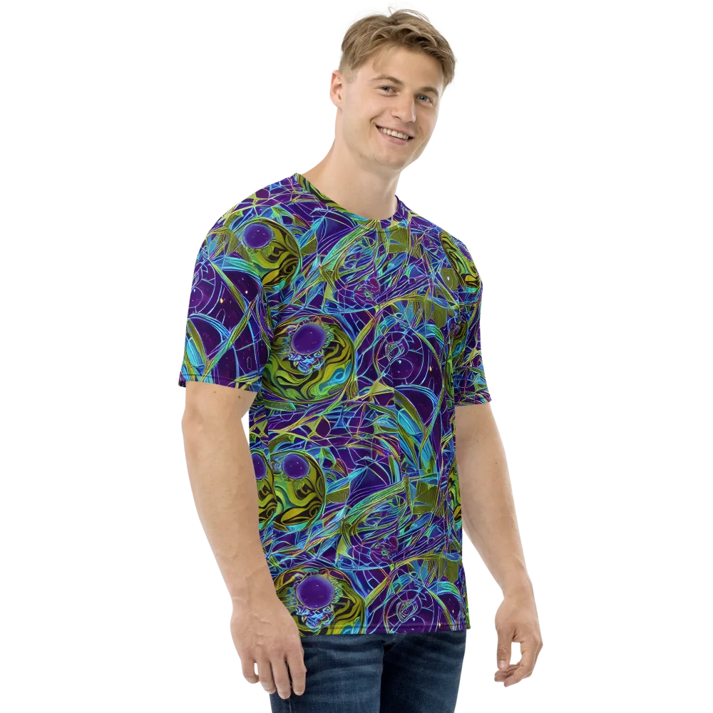 Hyperviolet on Men's Crew Neck T-Shirt — Right