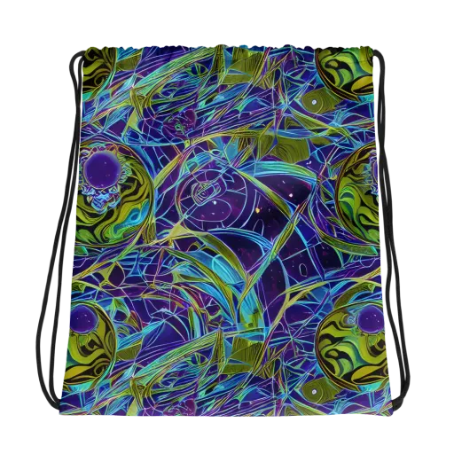 Hyperviolet on a Drawstring Bag