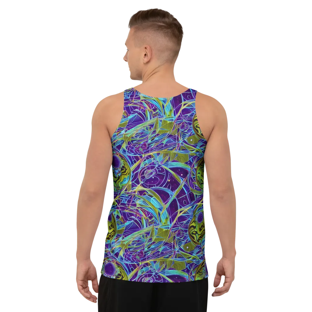 Hyperviolet on Men's Tank Top — Back