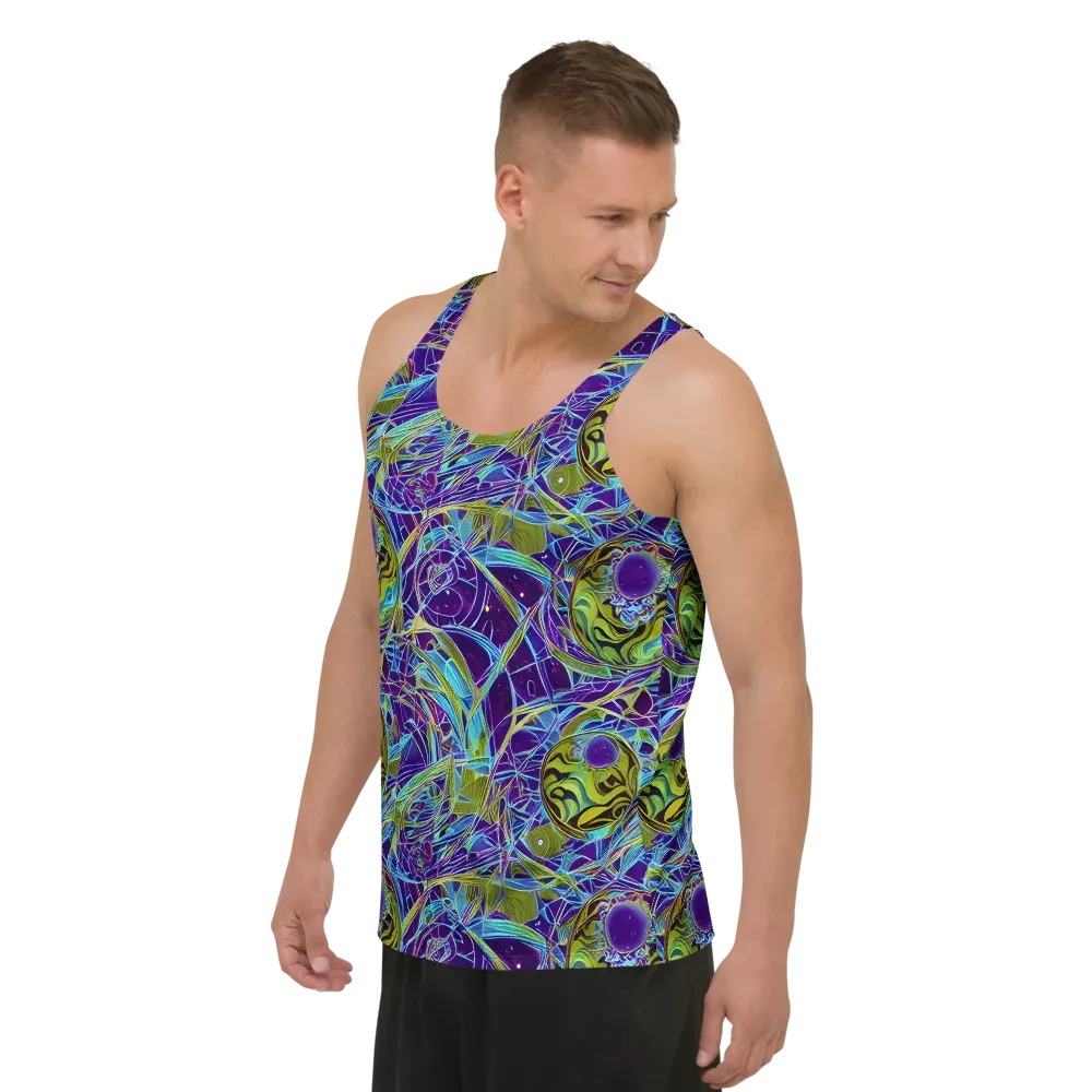 Hyperviolet on Men's Tank Top — Left Front