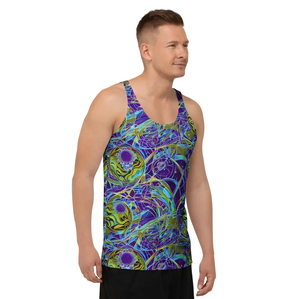 Hyperviolet on Men's Tank Top — Right Front