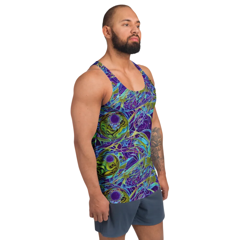 Hyperviolet on Men's Tank Top — Right Front