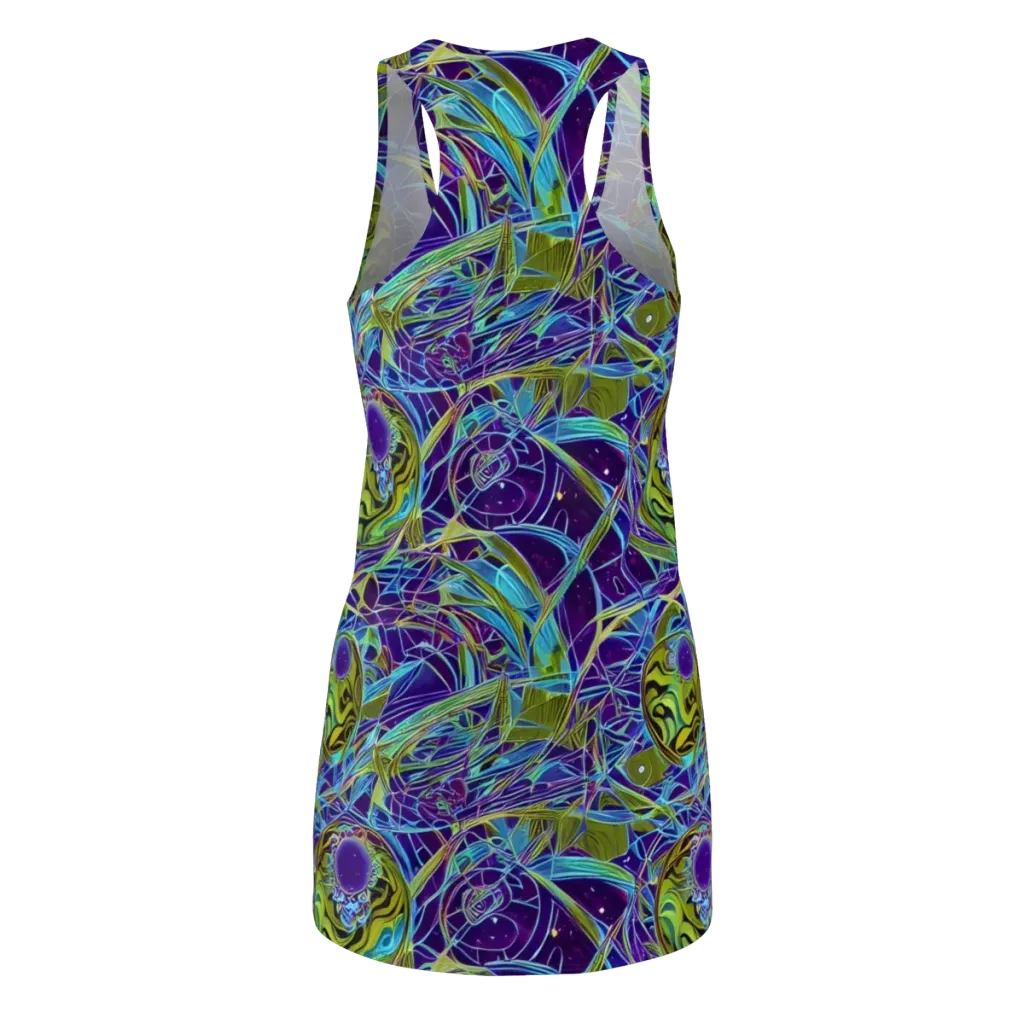 Hyperviolet on Racerback Dress — Back