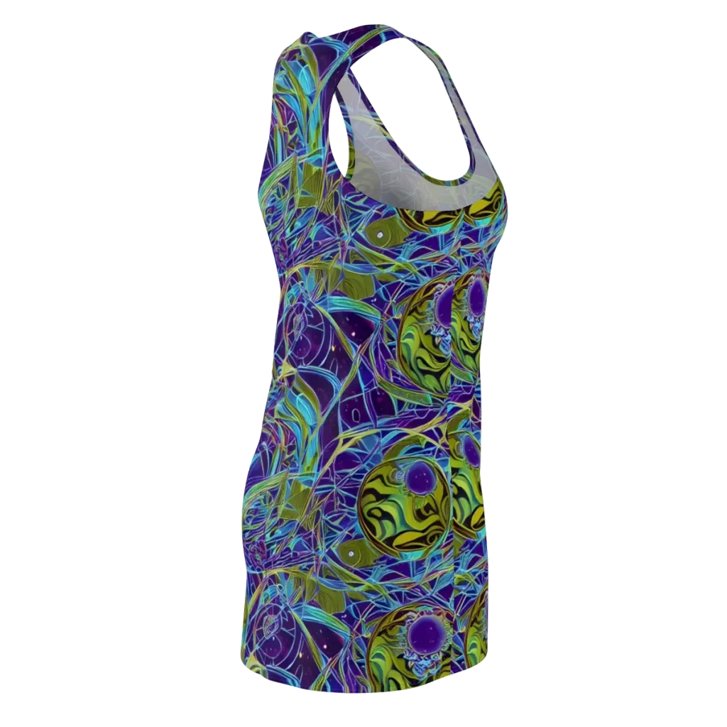 Hyperviolet on Racerback Dress — Back Side