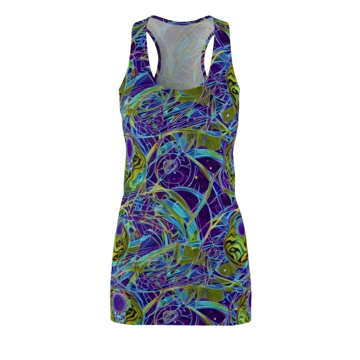 Hyperviolet on a Racerback Dress