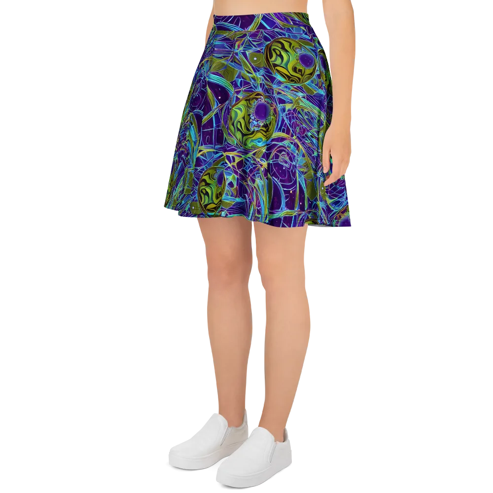 Hyperviolet on Skater Skirt — Left
