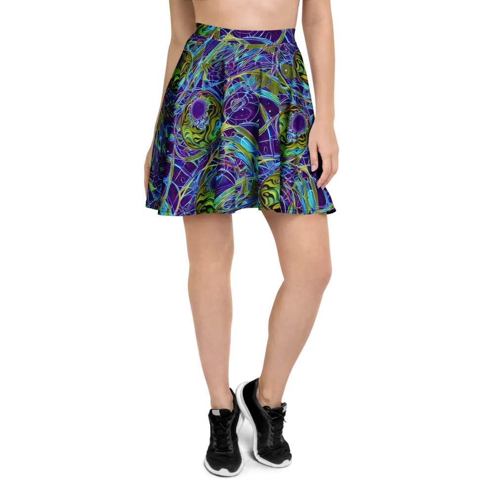 Hyperviolet on Skater Skirt — Front