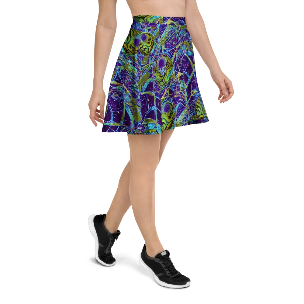 Hyperviolet on Skater Skirt — Right