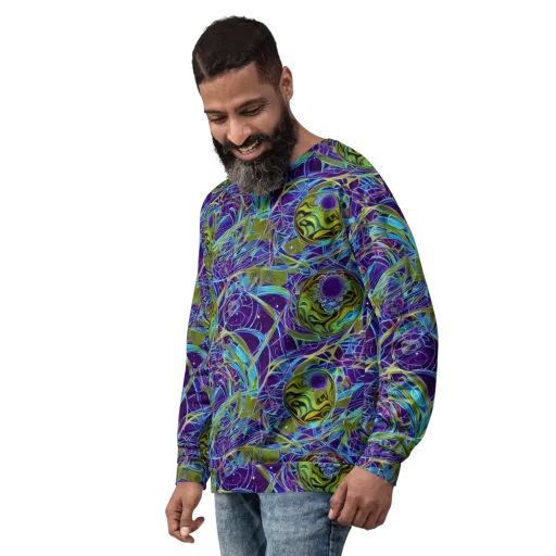 Hyperviolet on a Sweatshirt