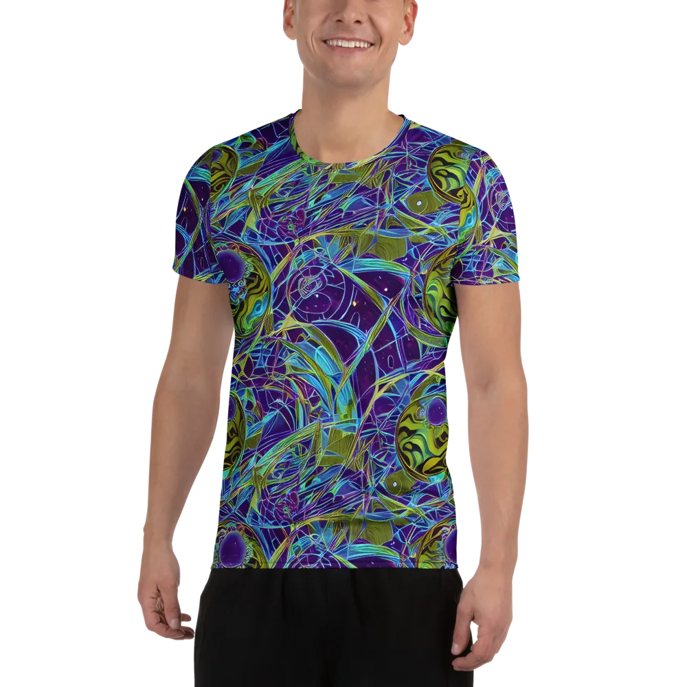 Hyperviolet on Men's Athletic T-Shirt — Front