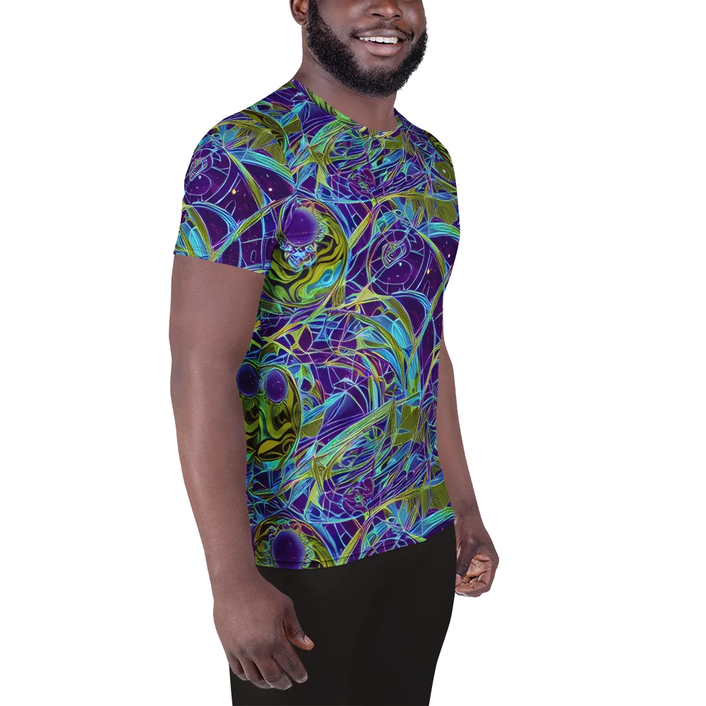 Hyperviolet on Men's Athletic T-Shirt — Right