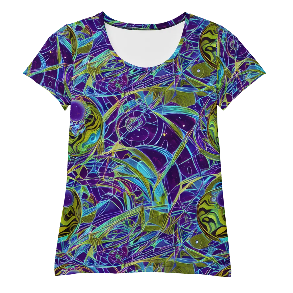 Hyperviolet on Women's Athletic T-Shirt — Front