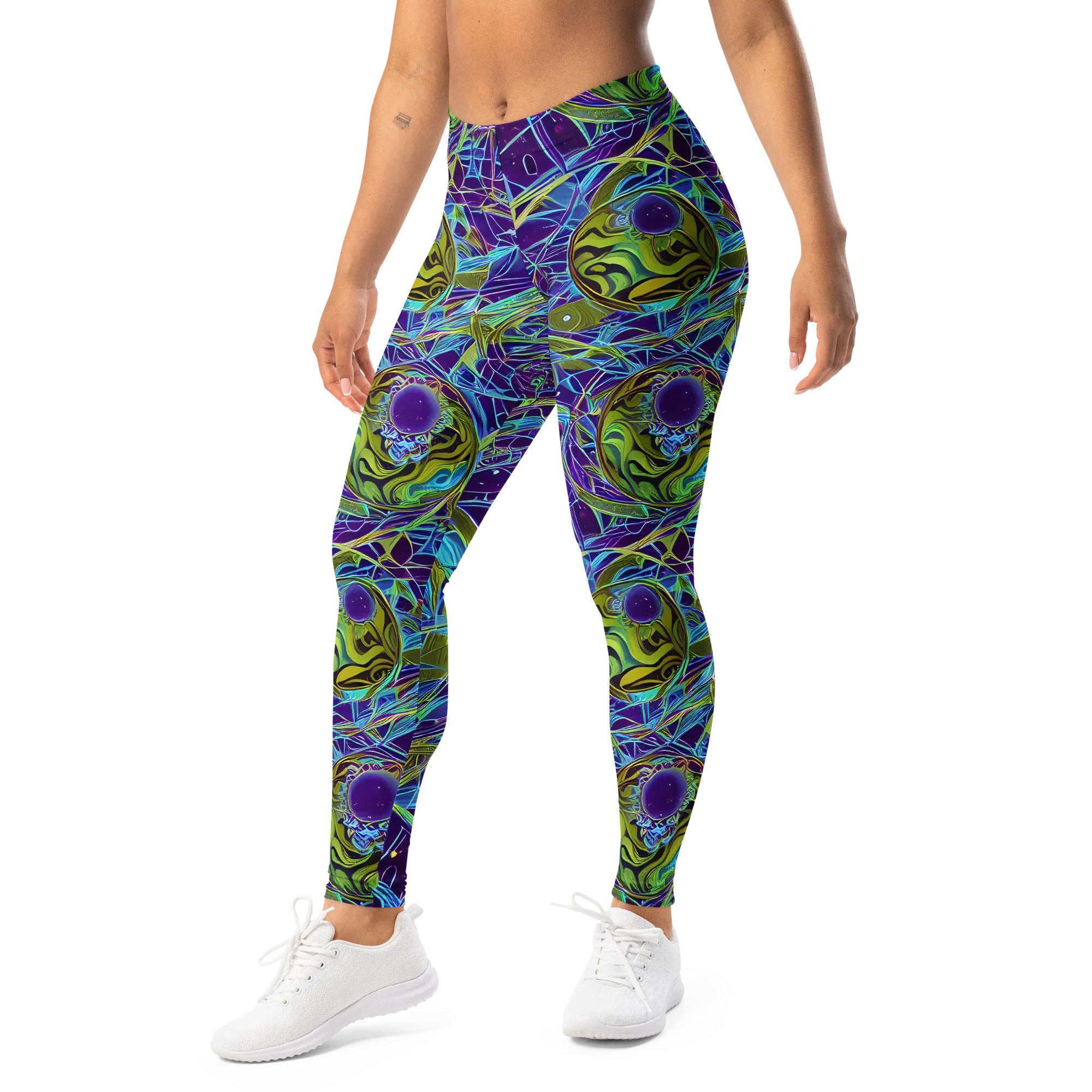 Hyperviolet on Leggings — Left Front