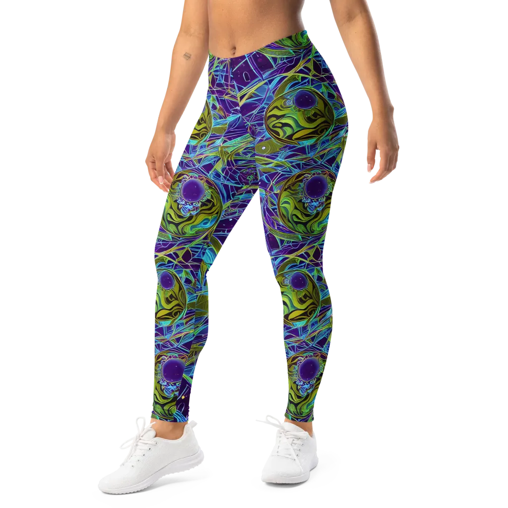 Hyperviolet on Leggings — Left Front