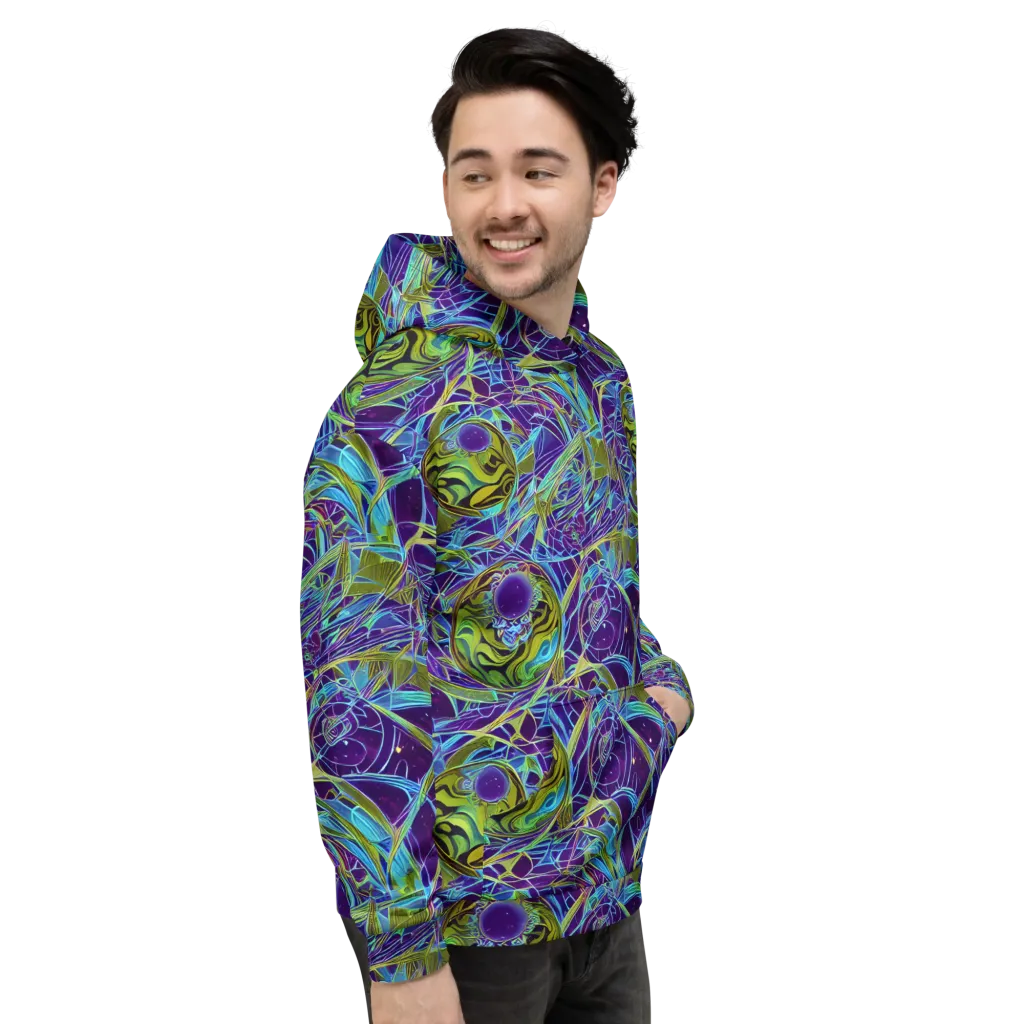 Hyperviolet on Hoodie — Right