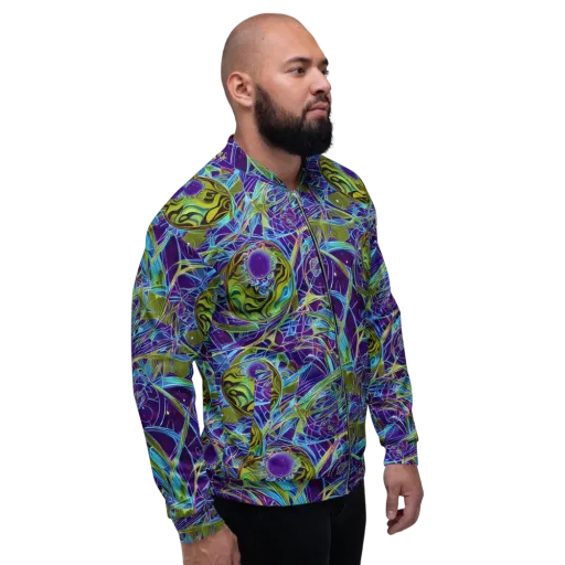 Hyperviolet on a Bomber Jacket