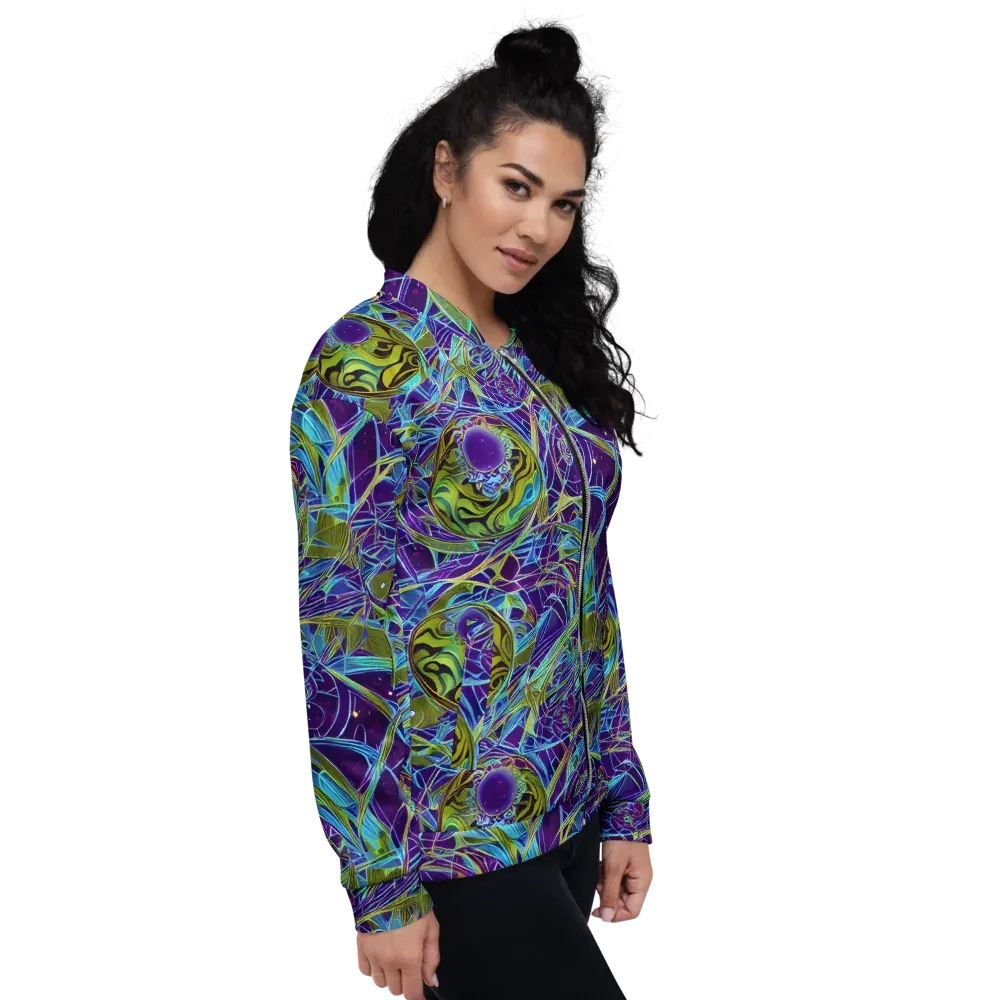 Hyperviolet on Bomber Jacket — Right