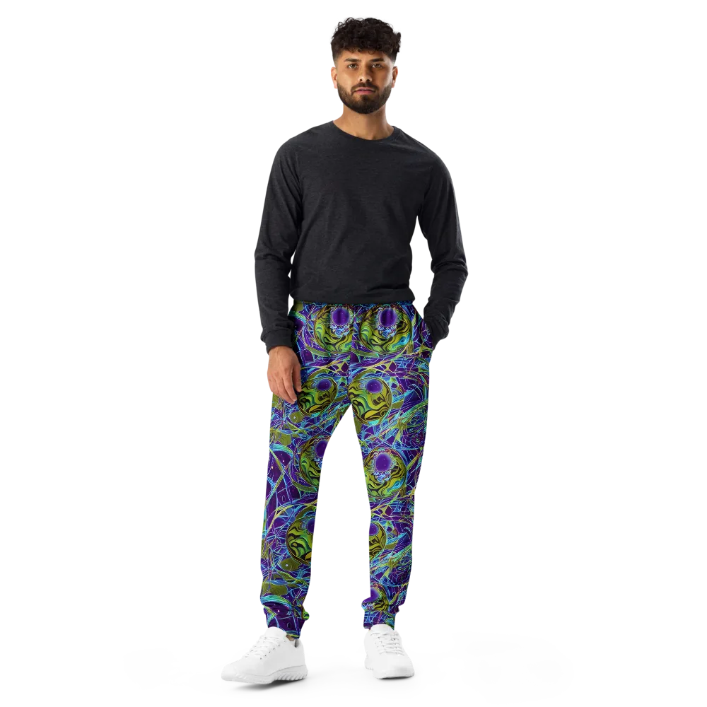 Hyperviolet on Men's Joggers — Front