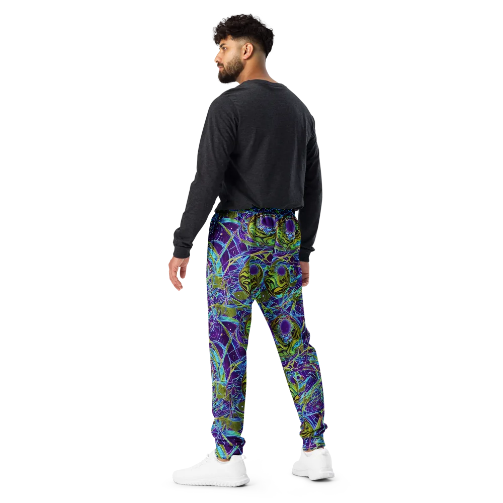 Hyperviolet on Men's Joggers — Back