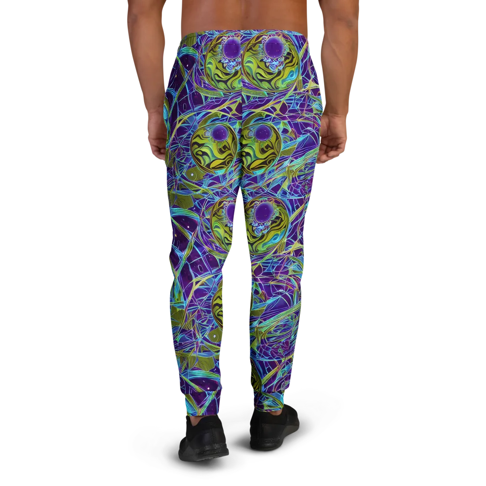 Hyperviolet on Men's Joggers — Back