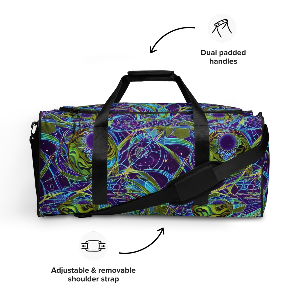Hyperviolet on Duffle Bag — Front