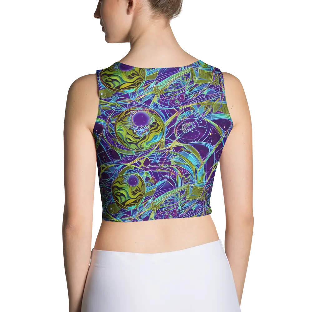 Hyperviolet on Crop Top — Back