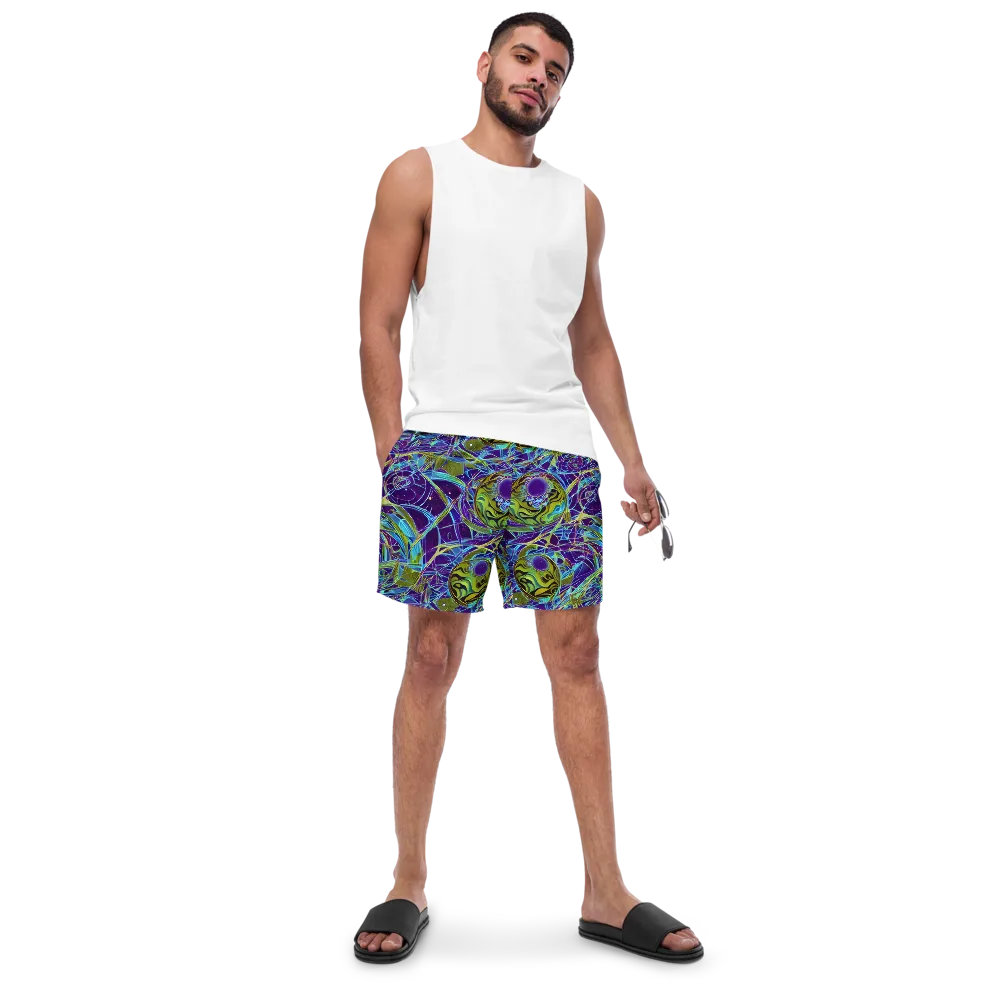 Hyperviolet on Swim Trunks — Front