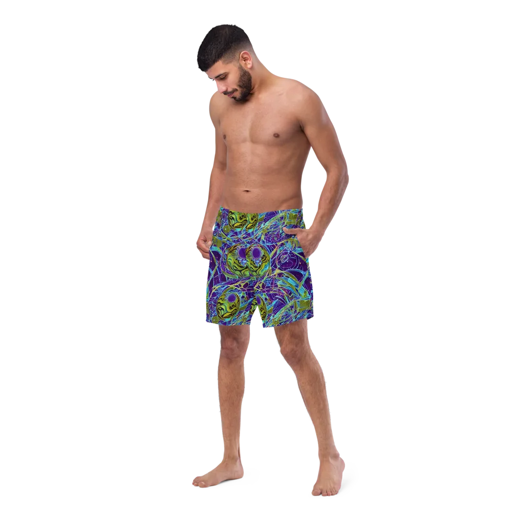Hyperviolet on Swim Trunks — Left Front