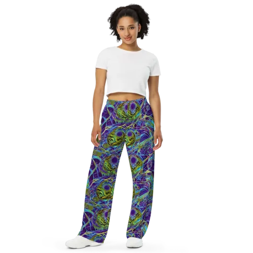 Hyperviolet on a Wide-Leg Pants