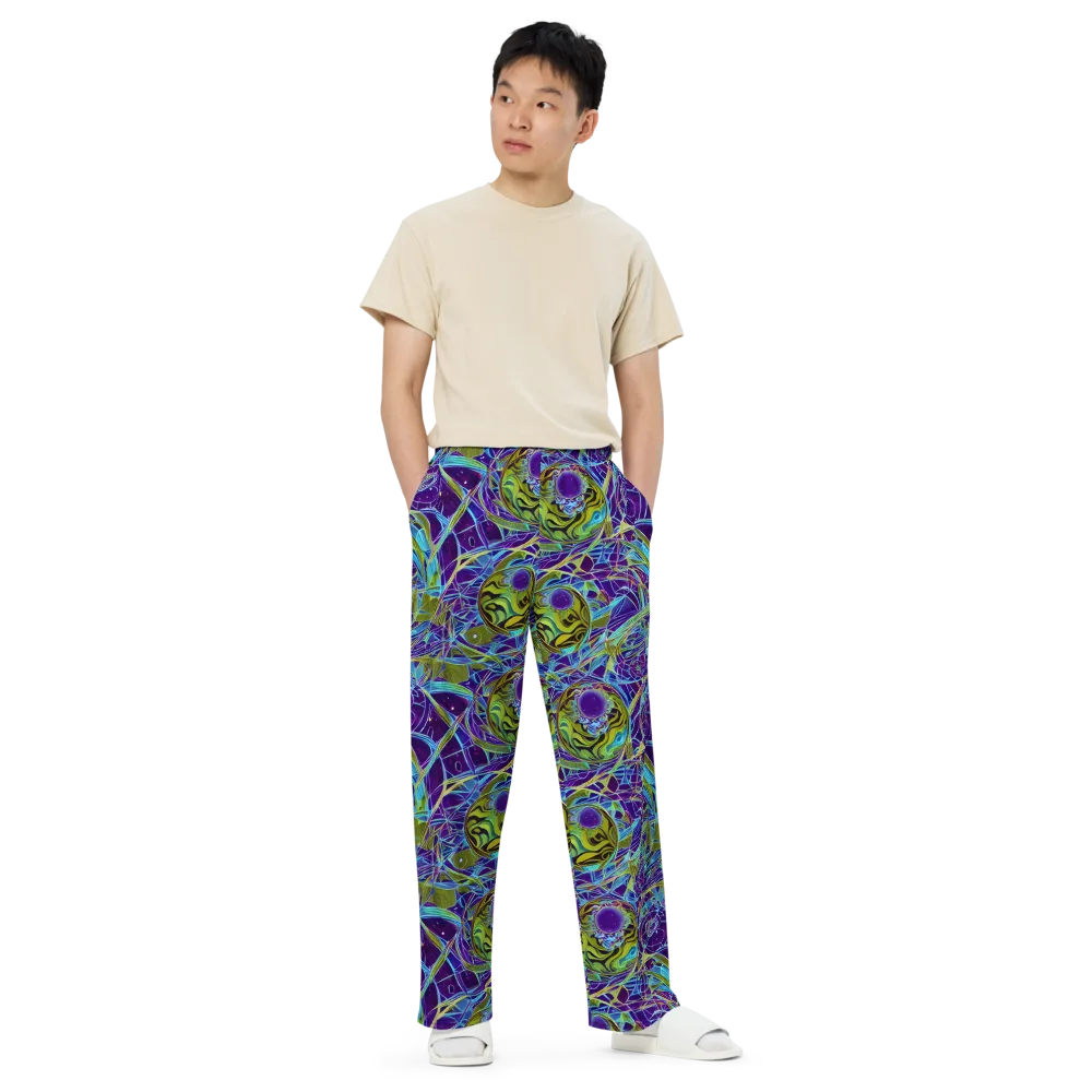Hyperviolet on Wide-Leg Pants — Front