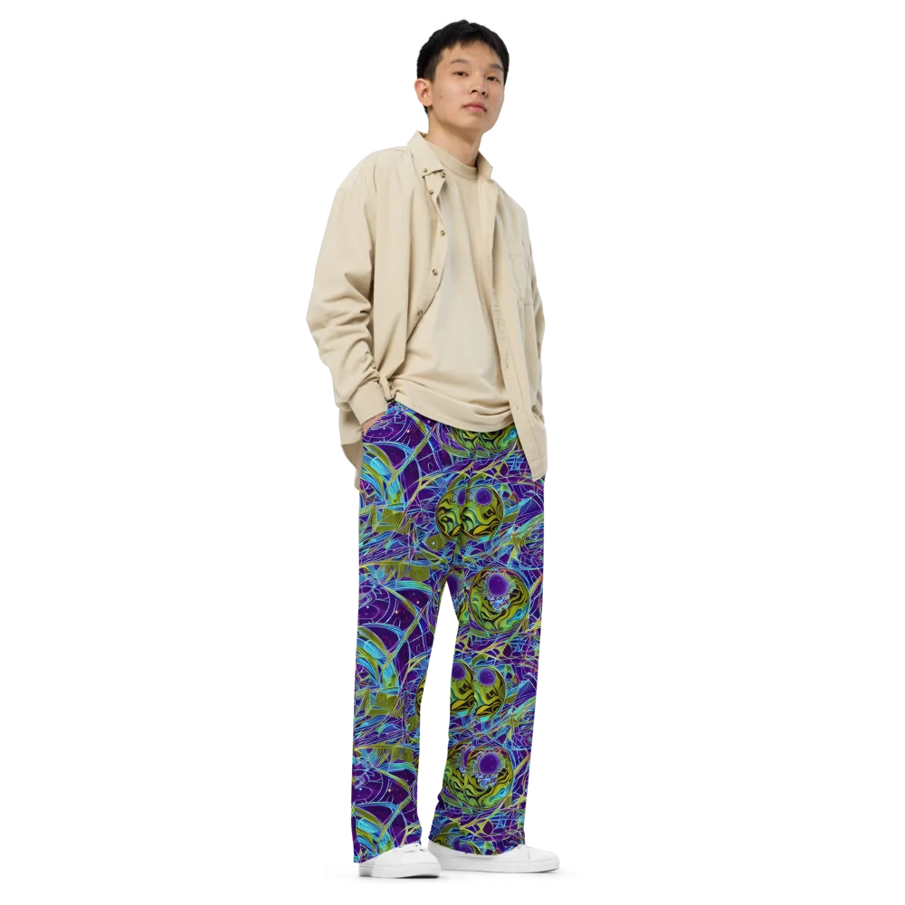 Hyperviolet on Wide-Leg Pants — Right Front